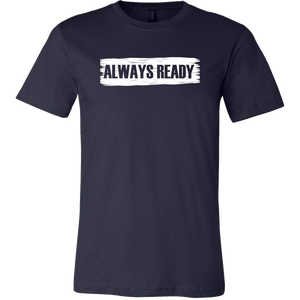 ALWAYS READY with Logo on Back by NORTHREADY Unisex Shirt - Choice of Colors